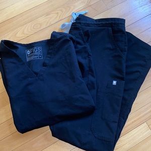 Figs black set size Medium